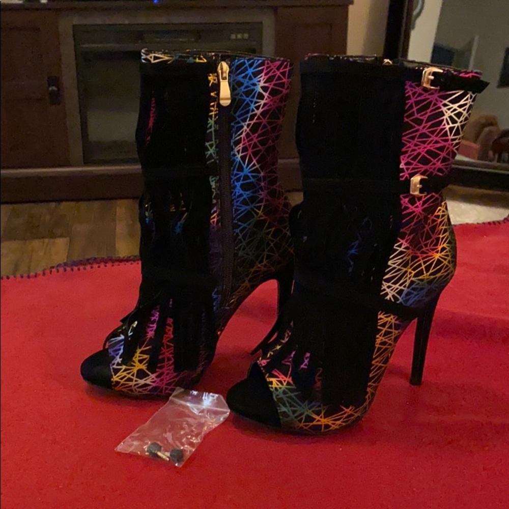 Women’s Multi colored booties